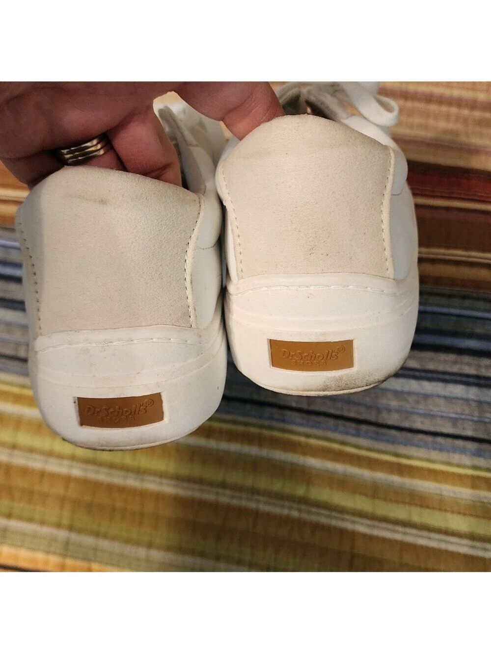 White Low-Top Sneakers - Picture 3 of 11